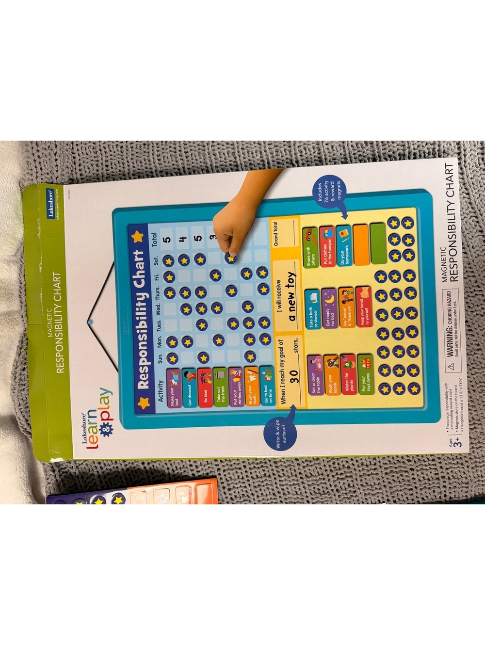 Learning Resources Responsibility Chart – Magnetic Chore Chart